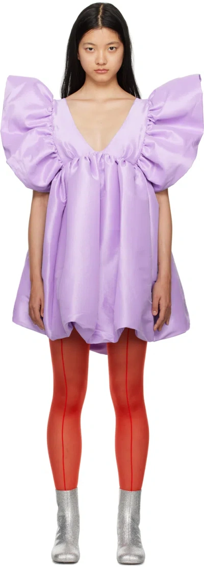 Kika Vargas Purple Adri Minidress In Lilac
