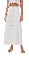 Kika Vargas Rebecca Skirt White In White
