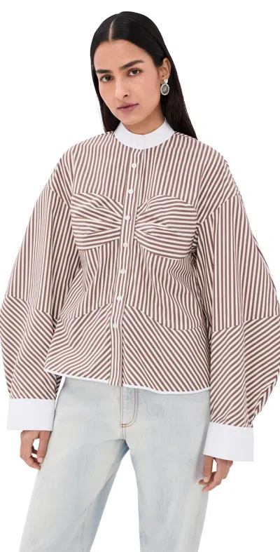 Kika Vargas Rigoberta Top Brown