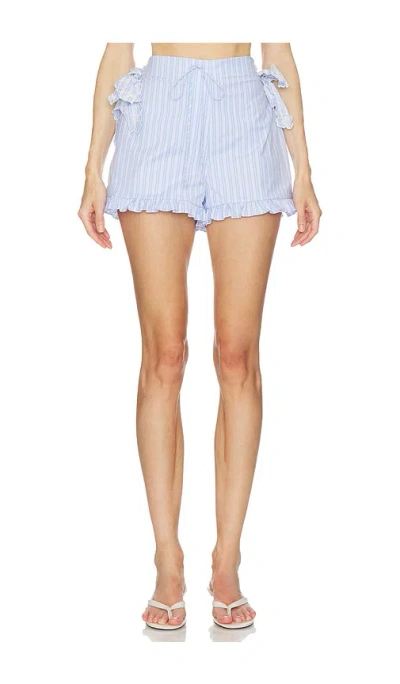 Kika Vargas Sally Short In Blue