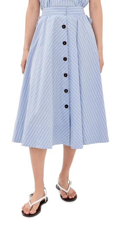 Kika Vargas Sheila Skirt Blue