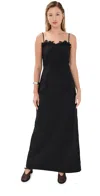 Kika Vargas Sofia Dress Black In Black
