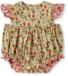 Kika Vargas Ssense Exclusive Baby Khaki & Multicolor Paz Bodysuit In Khaki