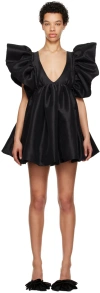 Kika Vargas Ssense Exclusive Black Adri Minidress In Black