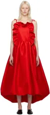 Kika Vargas Ssense Exclusive Red Ramya Maxi Dress In Red