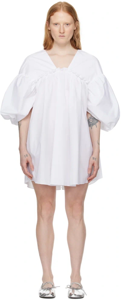 Kika Vargas Ssense Exclusive White Annie Minidress