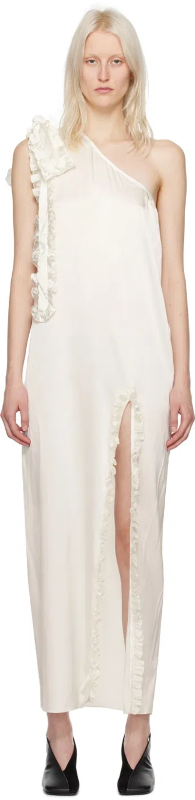 Kika Vargas Ssense Exclusive White Aretha Maxi Dress