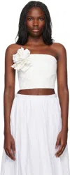 Kika Vargas Ssense Exclusive White Gioconda Bandeau Top In All White