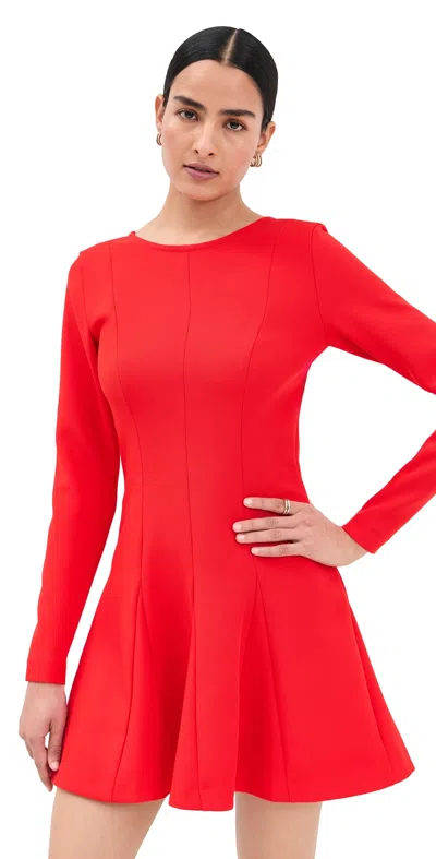 Kika Vargas Tala Dress Red
