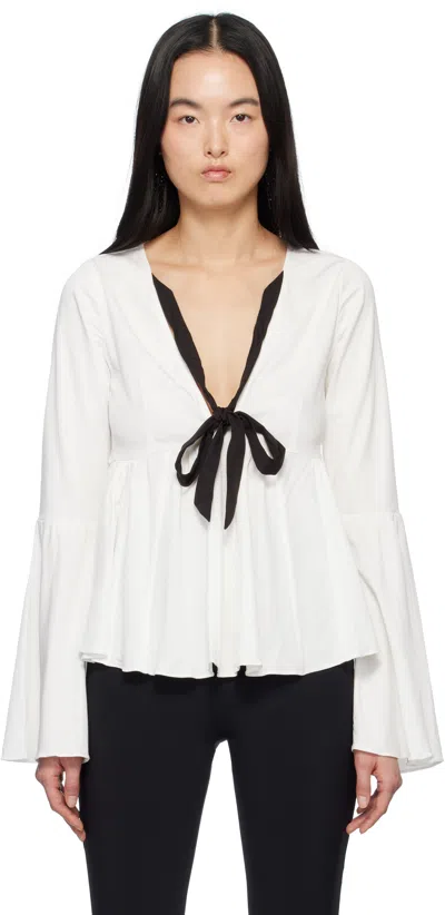 Kika Vargas White Naomi Blouse
