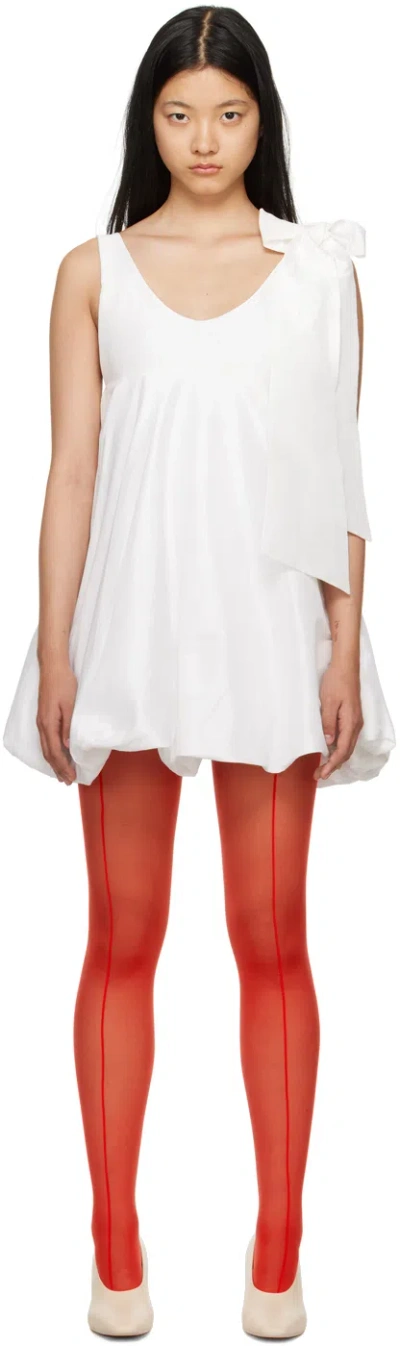 Kika Vargas White Sue Minidress
