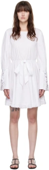 Kika Vargas White Yuri Minidress In White