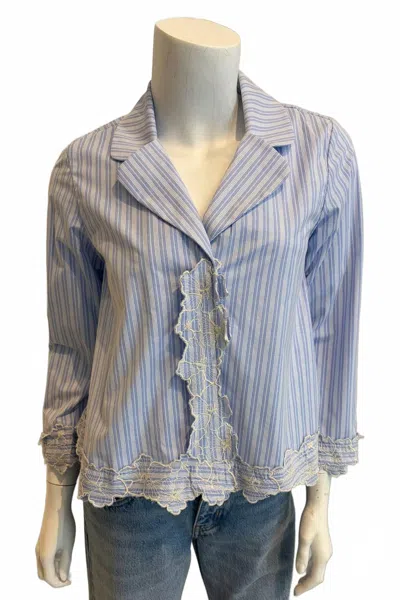 Kika Vargas Women's Agniia Top In Blue