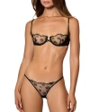 Kiki De Montparnasse All Over Lace Balconette In Black