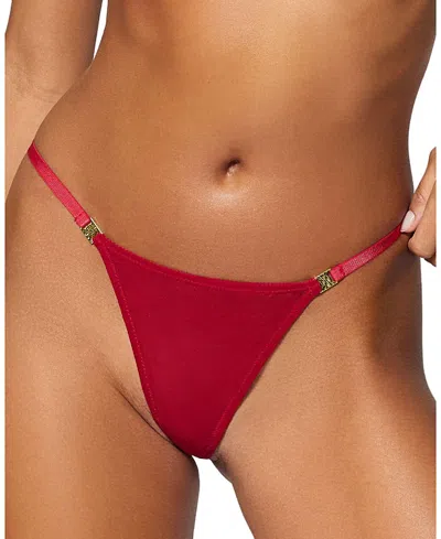Kiki De Montparnasse Brienne G-string In Burgundy