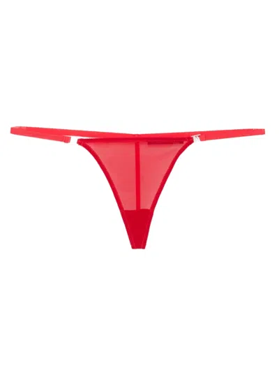 Kiki De Montparnasse Brienne Thongs In Red