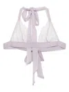 Kiki De Montparnasse Cadeau Soft Bra In Purple
