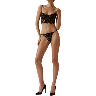 Kiki De Montparnasse Camille G-string In Black