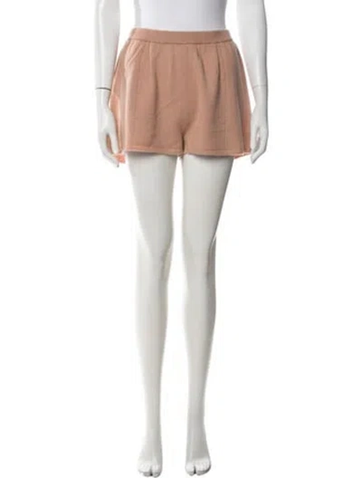 Pre-owned Kiki De Montparnasse Cashmere Mini Shorts W/ Tags In Neutrals