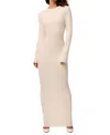 Kiki De Montparnasse Cashmere Open Back Dress In Natural