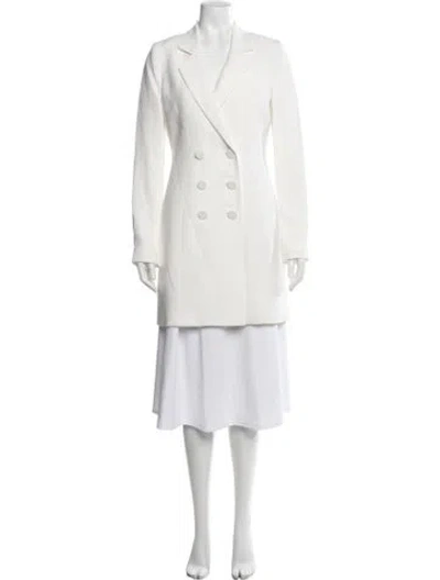 Pre-owned Kiki De Montparnasse Coat In White