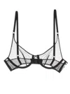 Kiki De Montparnasse Translucent Design Bra In Black