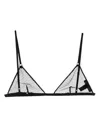 Kiki De Montparnasse Translucent-design Lace Bra In Black