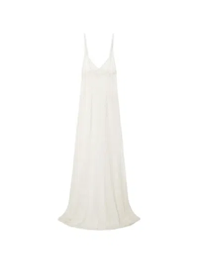 Kiki De Montparnasse Crochet-knit Sleeveless Maxi Dress In White