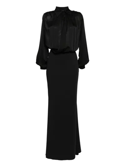 Kiki De Montparnasse Crossover Dress In Black
