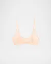 Kiki De Montparnasse Dahlia Floral Lace Soft Bra In Neutral