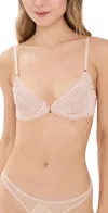 Kiki De Montparnasse Dahlia Lace Demi Bra Blush In Blush