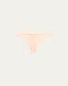 Kiki De Montparnasse Dahlia Scalloped Floral Lace Panty In Blush