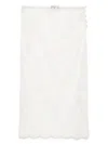 Kiki De Montparnasse Dominique Midi Skirt In Neutrals