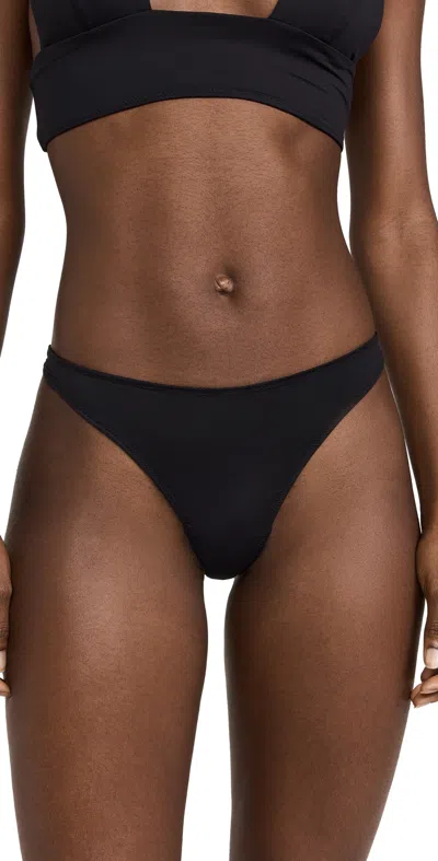 Kiki De Montparnasse Echauffe Keyhole Thong Black