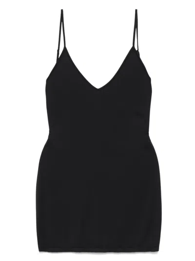 Kiki De Montparnasse Echauffe Mini Dress In Black