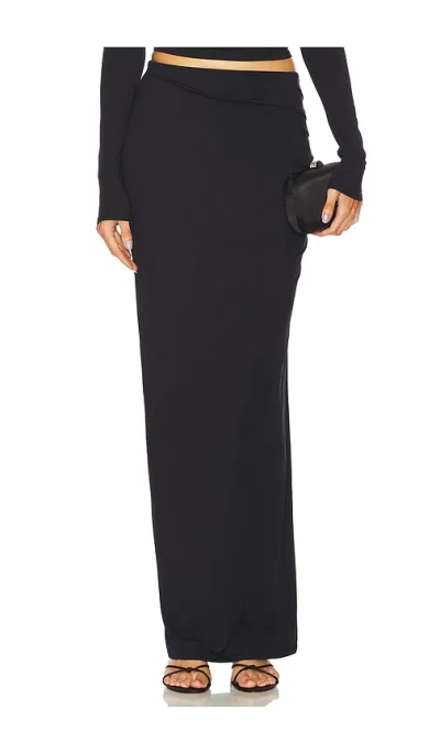 Kiki De Montparnasse Echauffe Ruched Jersey Skirt In Black