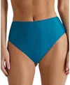 Kiki De Montparnasse Echauffe Swim High Waist Bikini Bottom In Blue