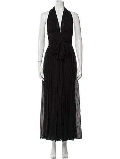 Pre-owned Kiki De Montparnasse Halterneck Jumpsuit In Black