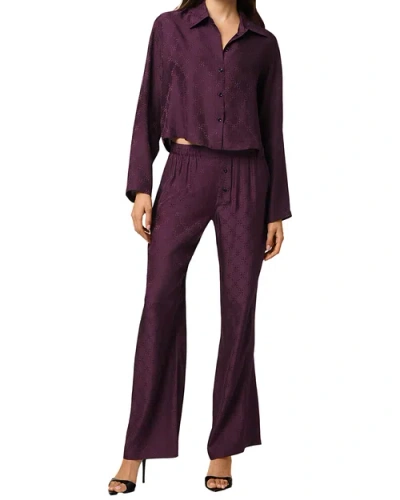 KIKI DE MONTPARNASSE KIKI DE MONTPARNASSE HANDCUFF JACQUARD CROPPED PJ TOP