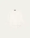 Kiki De Montparnasse Long Handcuff Jacquard Pyjama Top In Ivory
