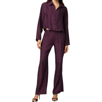 KIKI DE MONTPARNASSE KIKI DE MONTPARNASSE HANDCUFF JACQUARD SLIM BOXER PANT