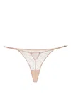 Kiki De Montparnasse Intime Panelled G-string In Pink