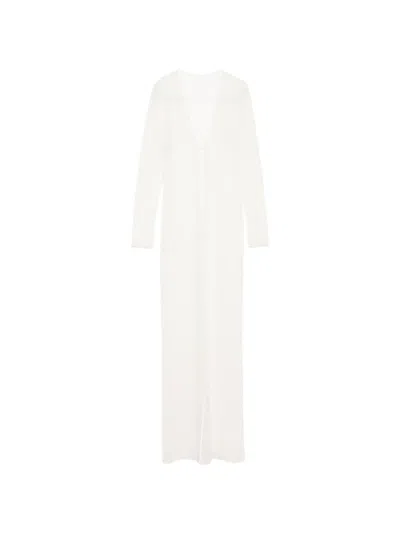 Kiki De Montparnasse Handcuff Long Robe In White