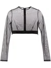 Kiki De Montparnasse Illusion Long Sleeve Top In Black