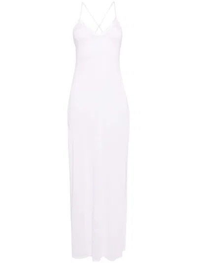 Kiki De Montparnasse Intime Maxi Dress In White