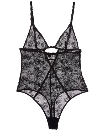 Kiki De Montparnasse Jardin D'oeillet Bodysuit In Black