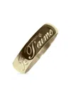 Kiki De Montparnasse 18kt Gold Plated Silver Ring In Gold