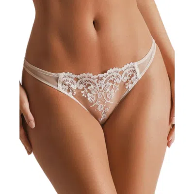 Kiki De Montparnasse Juliette Thong In Ivory