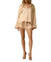 Kiki De Montparnasse Kiki Silk Lounge Top In Pink