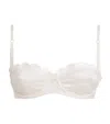 Kiki De Montparnasse Lace-insert Bra In White